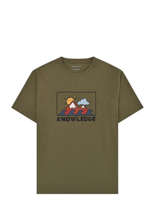 Knowledge Cotton Apparel | Front Print T-Shirt | XL
