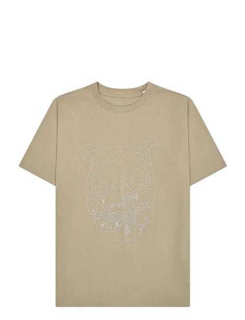 Knowledge Cotton Apparel | Front Print T-Shirt | XXL