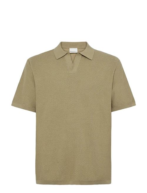 Knowledge Cotton Apparel | Knitted Polo | L