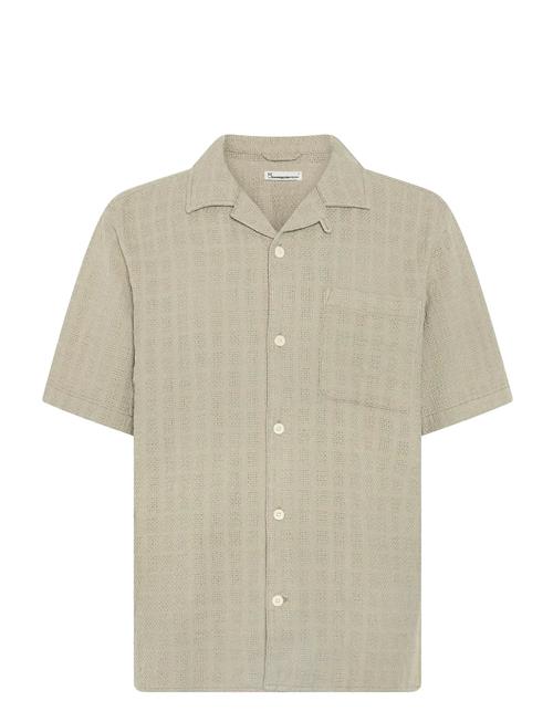 Knowledge Cotton Apparel | Structure Short Sleeve Shirt | L