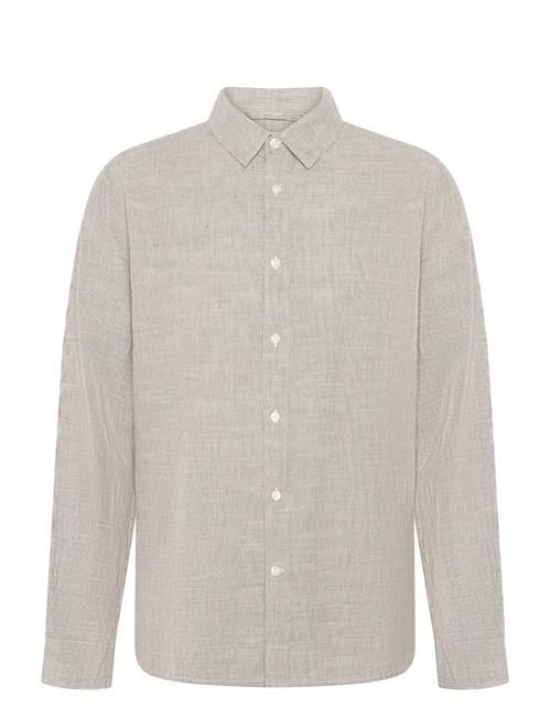 Knowledge Cotton Apparel | Dune Regular Stripe Shirt | M
