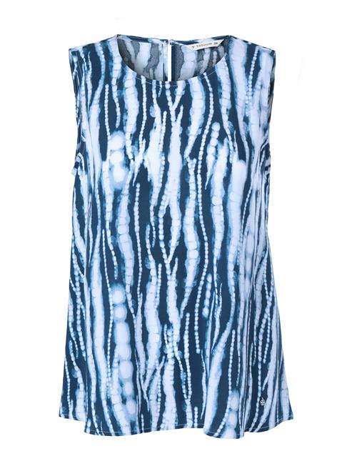 TATUUM Bluse 'Afina'  navy / lyseblå / hvid