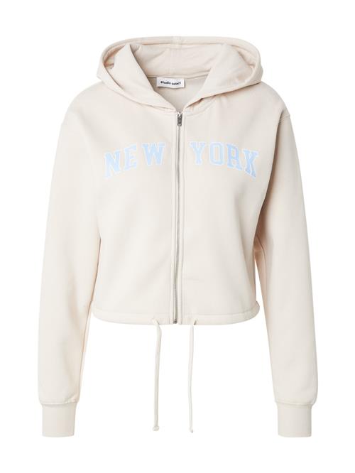 studioselect Sweatjakke 'Maja'  ecru / pastelblå / hvid