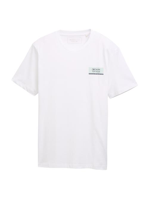 TOM TAILOR DENIM Bluser & t-shirts  marin / pastelblå / hvid