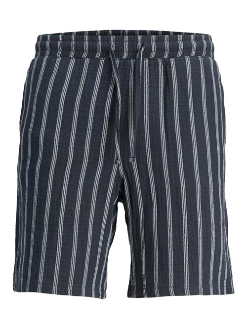 JACK & JONES Bukser  natblå / hvid