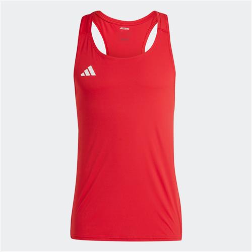 ADIDAS PERFORMANCE Funktionsskjorte 'Adizero'  rød / hvid