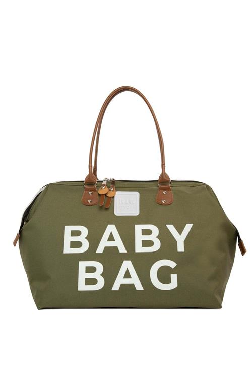 Bagmori Bletaske  khaki / hvid