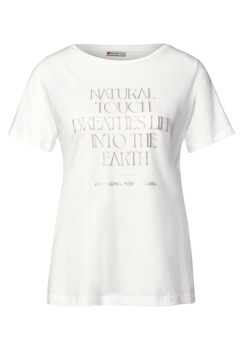 STREET ONE Shirts  lyserød / sølv / naturhvid
