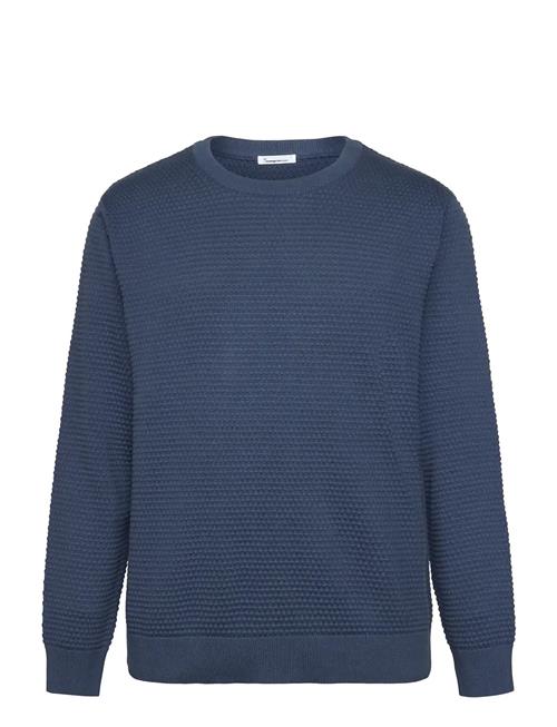 Knowledge Cotton Apparel | Bubble Knit Crew Neck | XL