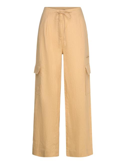 Mango | Linen Cargo Trousers | 40