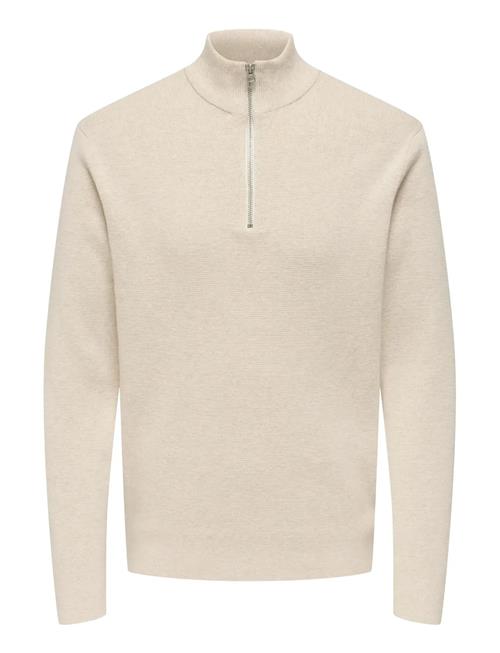 ONLY & SONS | Onsting Life Reg Half Zip Knit Noos | M