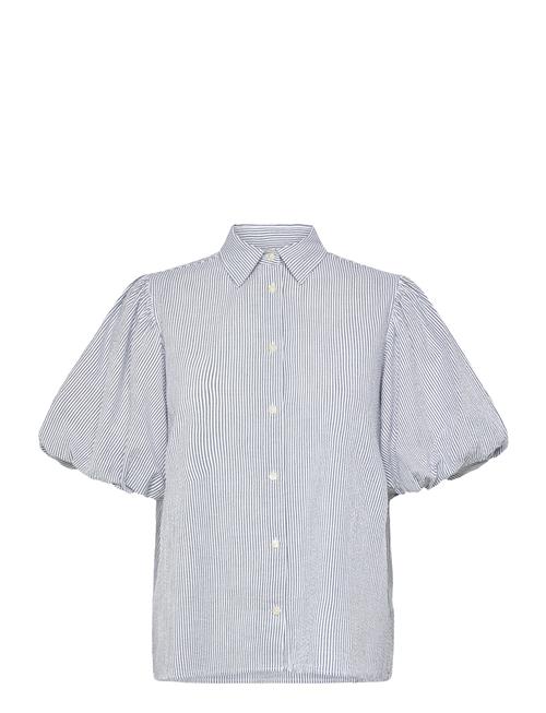 GANT | Seersucker Puff Sleeve Blouse | 40