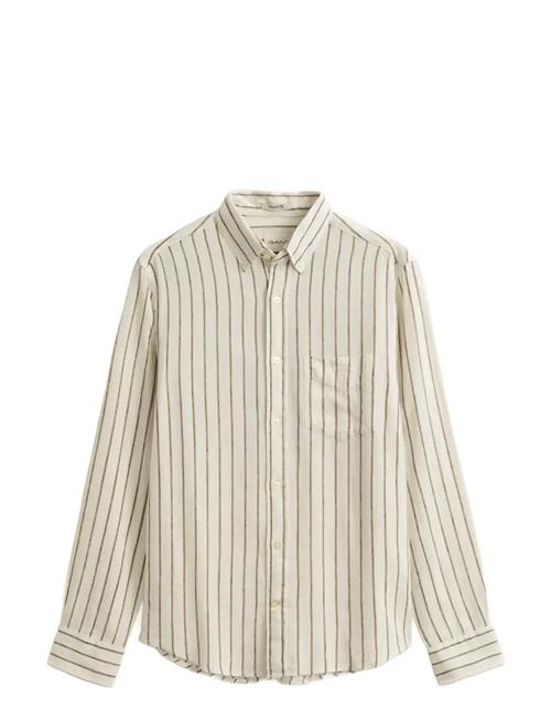 GANT | Reg Linen Viscose Stripe Shirt | XL