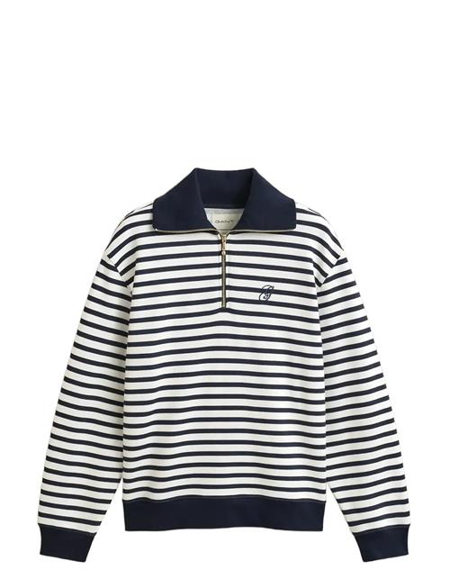 GANT | Striped Half Zip Sweat | S