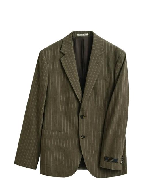 GANT | Cot/Linen Pinstripe Suit Jacket | 48