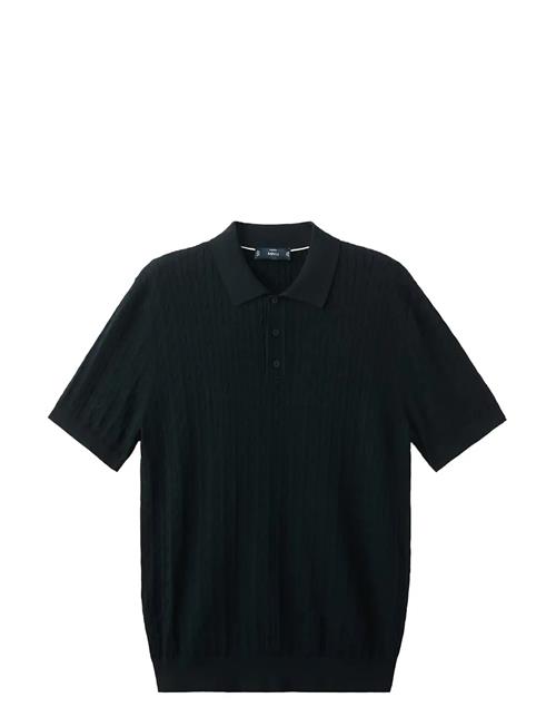 Mango | 100 Cotton Braided Knitted Polo Shirt | XL