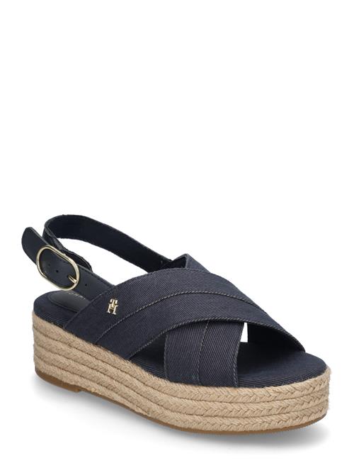 Tommy Hilfiger | Denim Espadrille Platform Sandal | 41