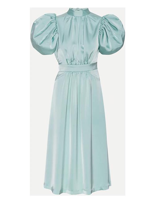 ROTATE | Satin Puff Midi Dress | 38