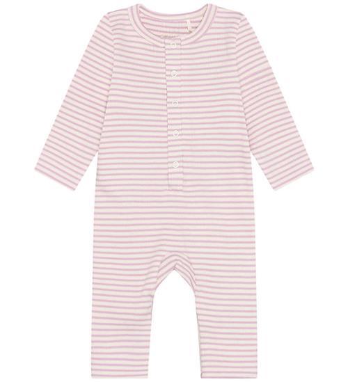 Fixoni Heldragt - Rib - Bleached Mauve m. Striber