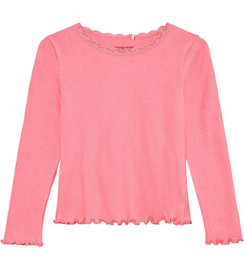Huttelihut Bluse - Rib - Modal/Bomuld - Plumeria