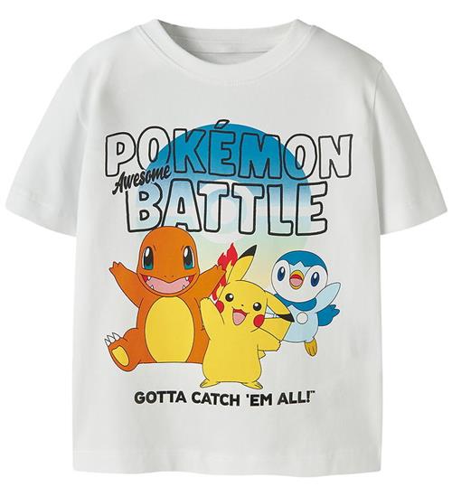 Name It T-shirt - NmmMalt - Pokémon - Bright White