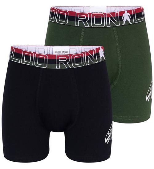 Ronaldo Boxershorts - 2-pak - Sort/Grøn