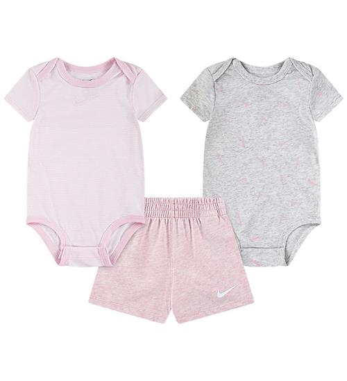Nike Shortssæt - Shorts/ Bodyer k/æ - Pink Foam Heather