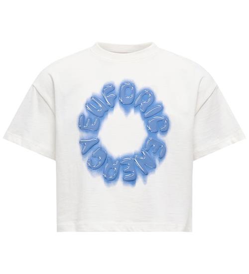 Kids Only T-shirt - Cropped - KogDaphne - Cloud Dancer/Euphoric