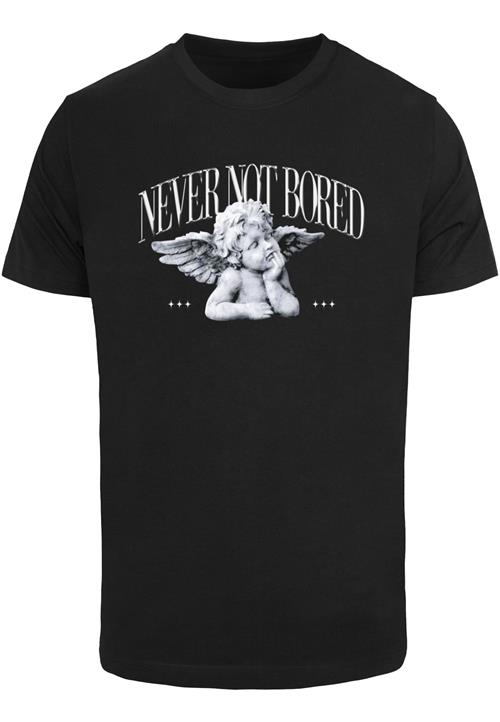 Mister Tee Bluser & t-shirts 'Never Not Bored'  sort / hvid