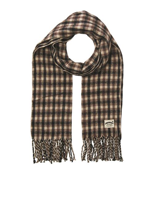 JACK & JONES Sjal  lysebeige / brun / mørkebrun / sort