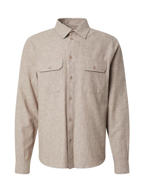 DAN FOX APPAREL Skjorte 'Enrico'  mokka