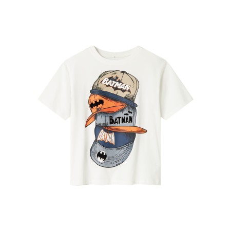 NAME IT Batman T-shirt Add Cloud Dancer