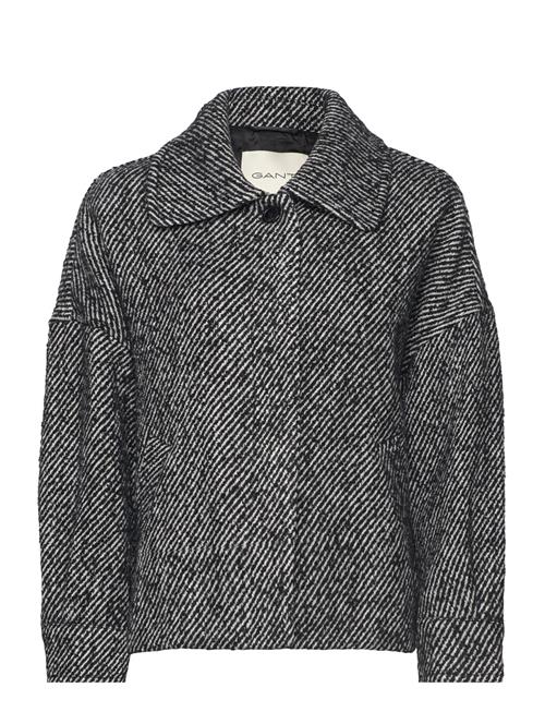 GANT | Pattern Cropped Wool Jacket | L