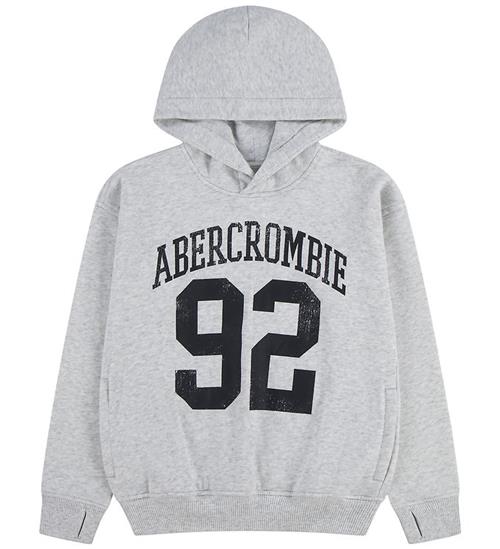 Abercrombie & Fitch Hættetrøje - Light Grey Heather