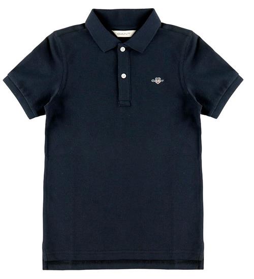 GANT Polo T-shirt - Shield - Evening Blue