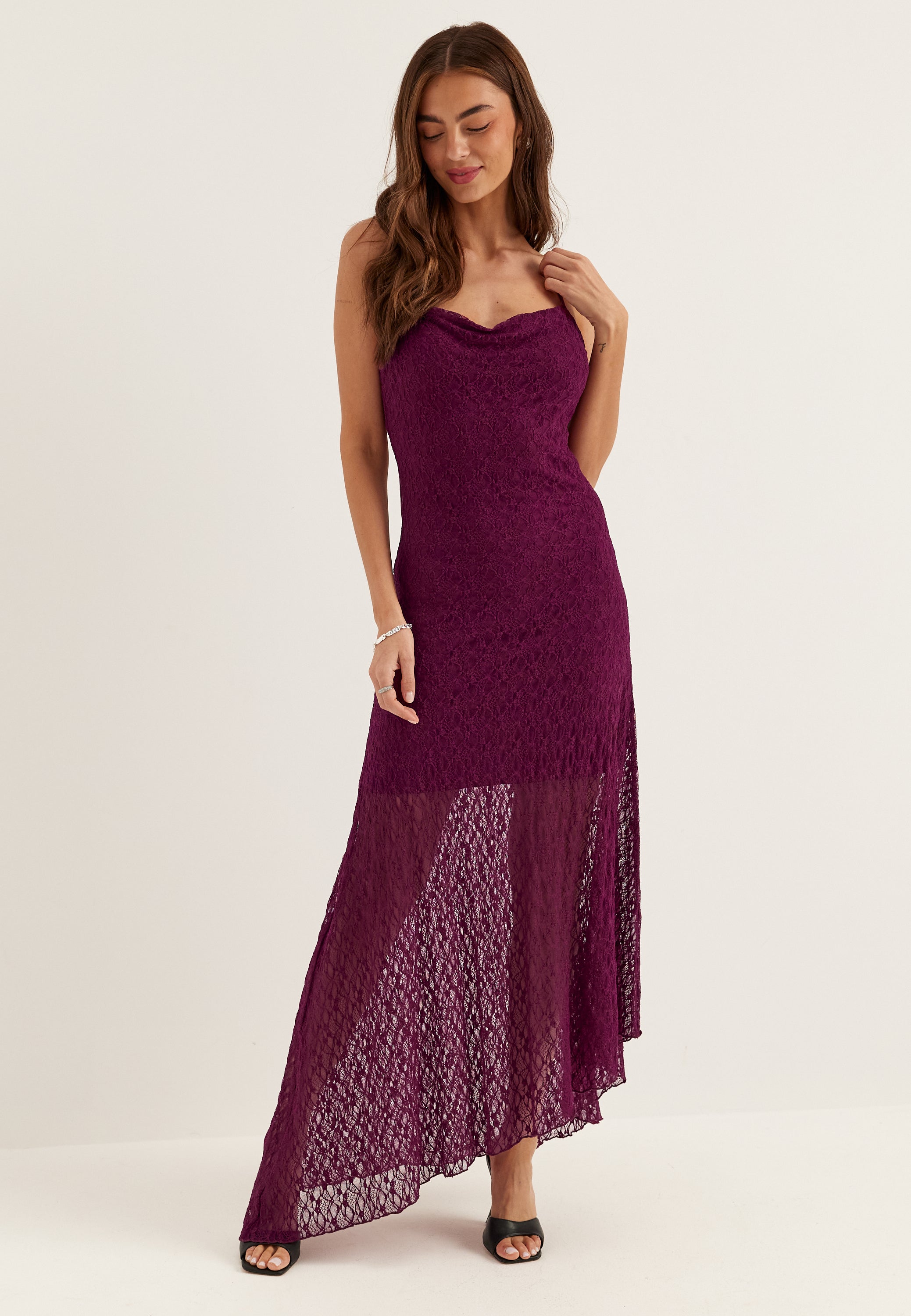 BUBBLEROOM OCCASION Slip Lace Ankle Dress