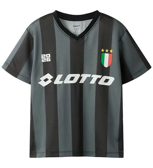 Name It T-shirt - NknJumb - Lotto - Lava Smoke/Black
