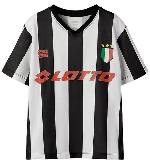 Name It T-shirt - NknJumb - Lotto - Black/White