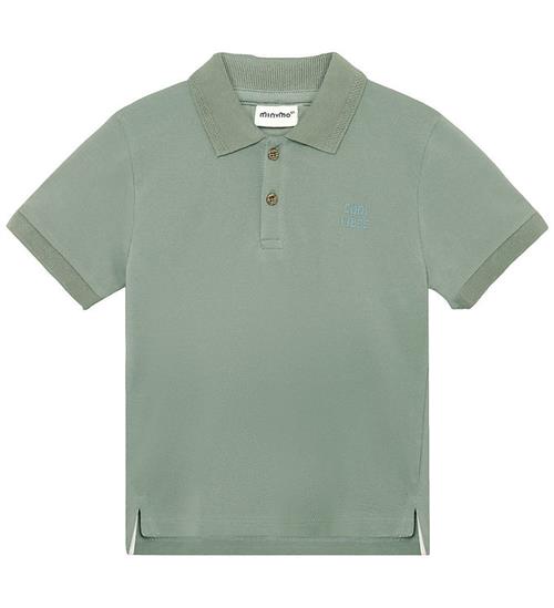 Minymo Polo T-shirt - Lily Pad