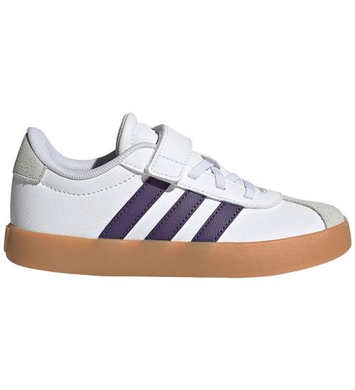 adidas Performance sko - VL Court 3.0 El C - Ftwwht/Violet/Gum3
