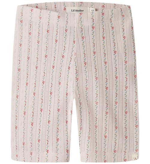 Lil Atelier Cykelshorts - Duna - Hulmønster - NmfRachello - Morg