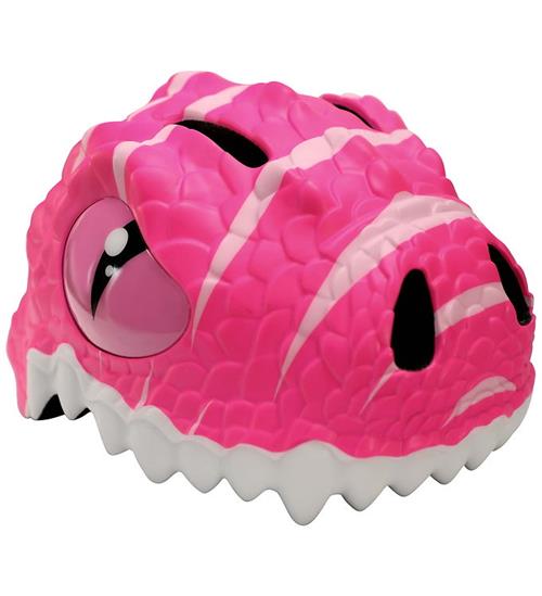Crazy Safety Cykelhjelm - Dino - S - Pink