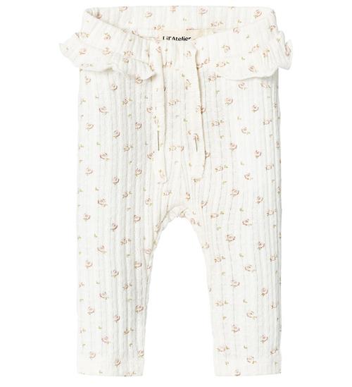 Lil Atelier Leggings - NbfHulla - Coconut Milk