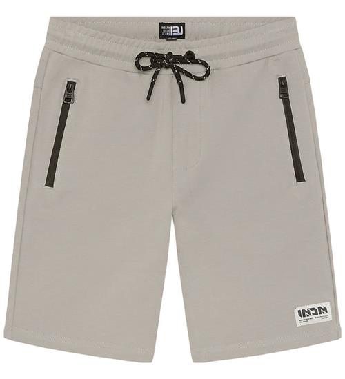 Indian Blue Jeans Shorts - Jog Zipper - Light Dusty Grey