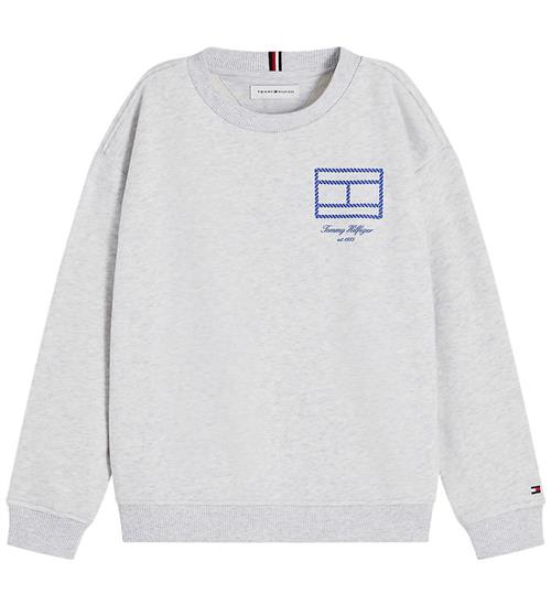 Tommy Hilfiger Sweatshirt - Lys Grå