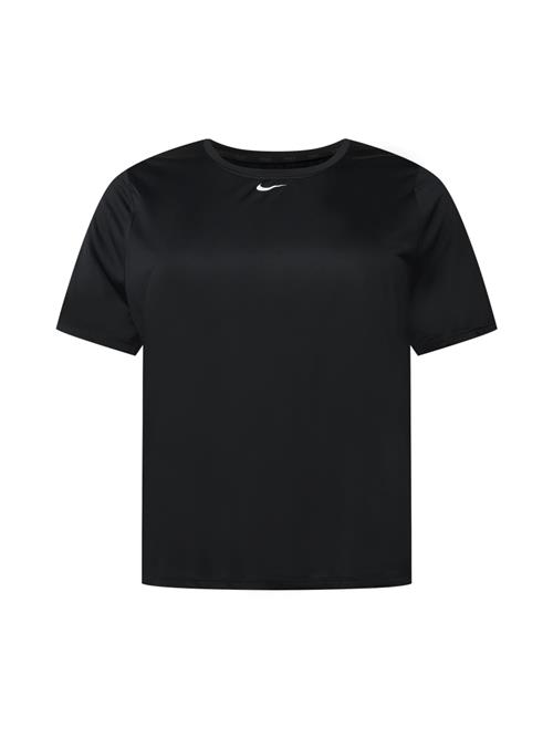 NIKE Funktionsbluse  sort / hvid