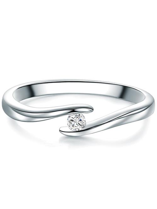 Trilani Ring  sølv / transparent