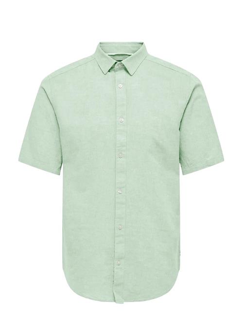 ONLY & SONS | Onscaiden Life Ss Solid Linen Blend Noos | XXL