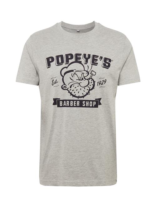 Merchcode Bluser & t-shirts 'Popeye Barber Shop'  grå-meleret / sort