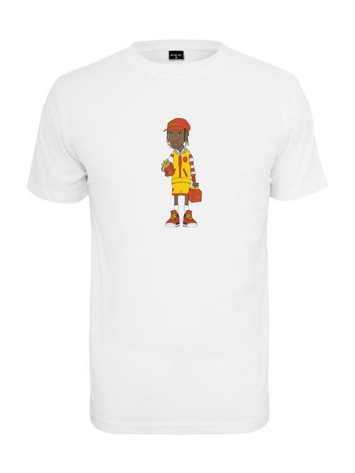 Mister Tee Bluser & t-shirts 'Employee'  brun / gul / rød / hvid